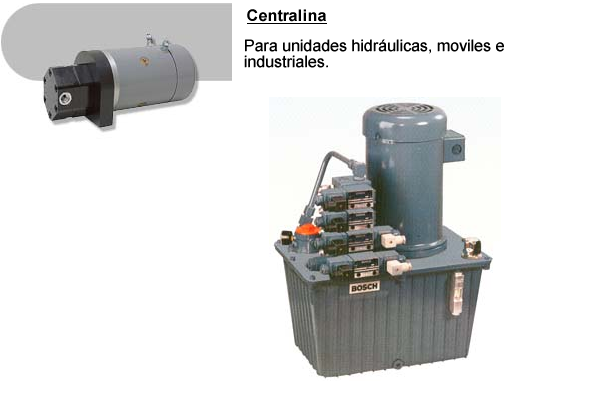  centralinas, hidraulica americana